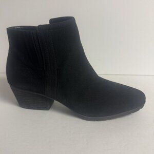 Blondo Womens Valli 2.0 Bootie Black Nubuck Size 8.5 M
